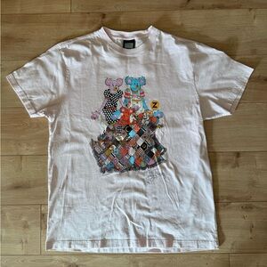 Teddy Fresh x Brian Blomerth Graphic T-Shirt Pink Size M NWOT Cotton